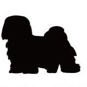 ハバニーズ_オリジナルペットシルエットカートプレート_犬グッズ_名入れ_PET-TEP_ENT_102_222 | 2枚目