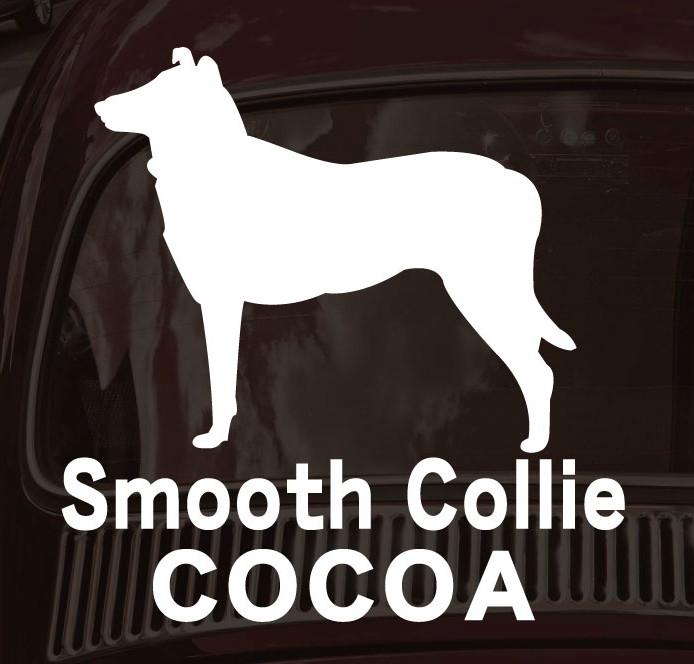 スムースコリー_オリジナルペットシルエットカーステッカー_犬グッズ_名入れ_PET-TEP_ENT_064_2001枚目の画像