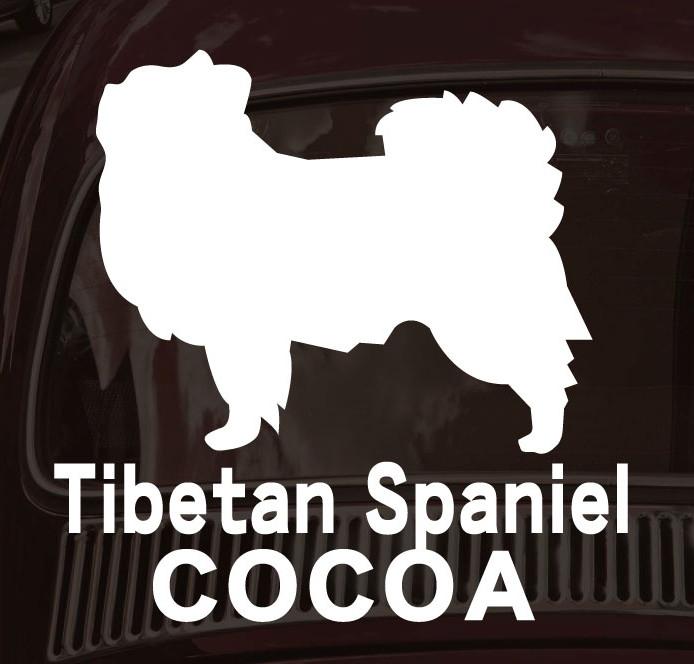 チベタンスパニエル_オリジナルペットシルエットカーステッカー_犬グッズ_名入れ_PET-TEP_ENT_073_2071枚目の画像