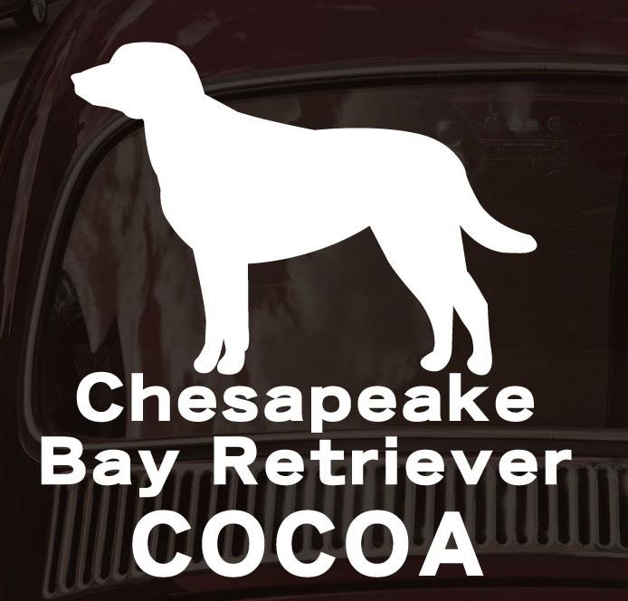 チェサピークベイーレトリーバー_ペットカーステッカー_犬グッズ_名入れ_PET-TEP_ENT_072_2061枚目の画像