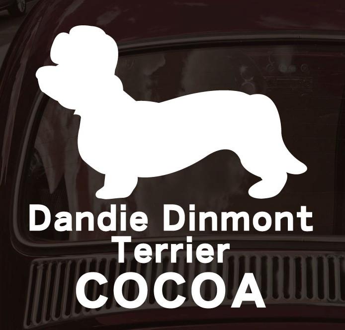 ダンディディンモントテリア_ペットシルエットカーステッカー_犬グッズ_名入れ_PET-TEP_ENT_070_2041枚目の画像