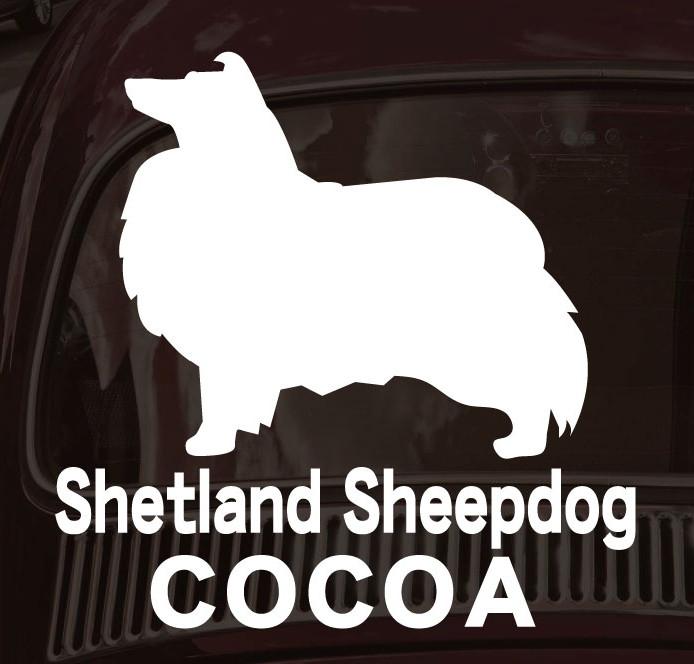 シェットランドシープドッグ_ペットシルエットカーステッカー_犬グッズ_名入れ_PET-TEP_ENT_045_1281枚目の画像