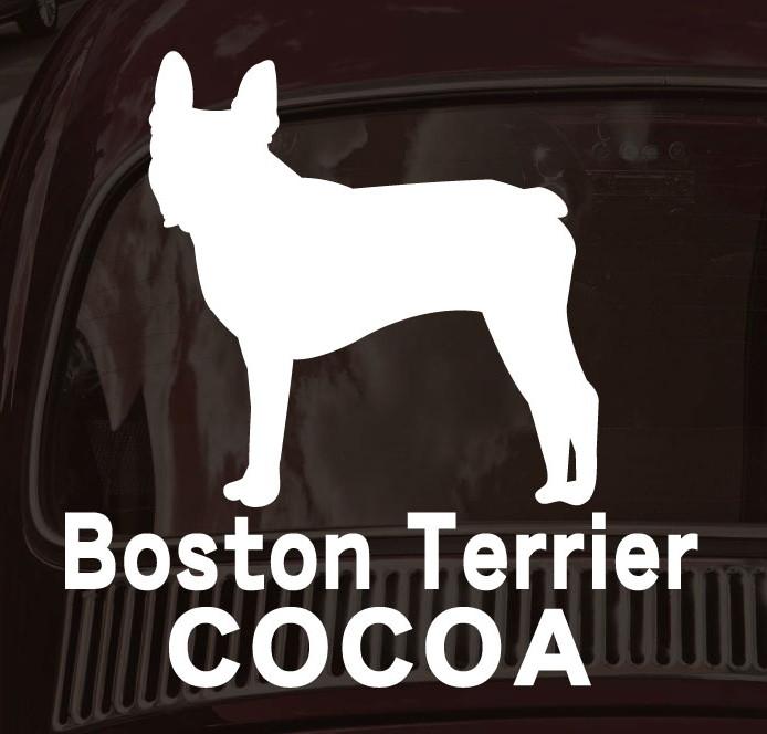 ボストンテリア_オリジナルペットシルエットカーステッカー_犬グッズ_名入れ_PET-TEP_ENT_131_1571枚目の画像