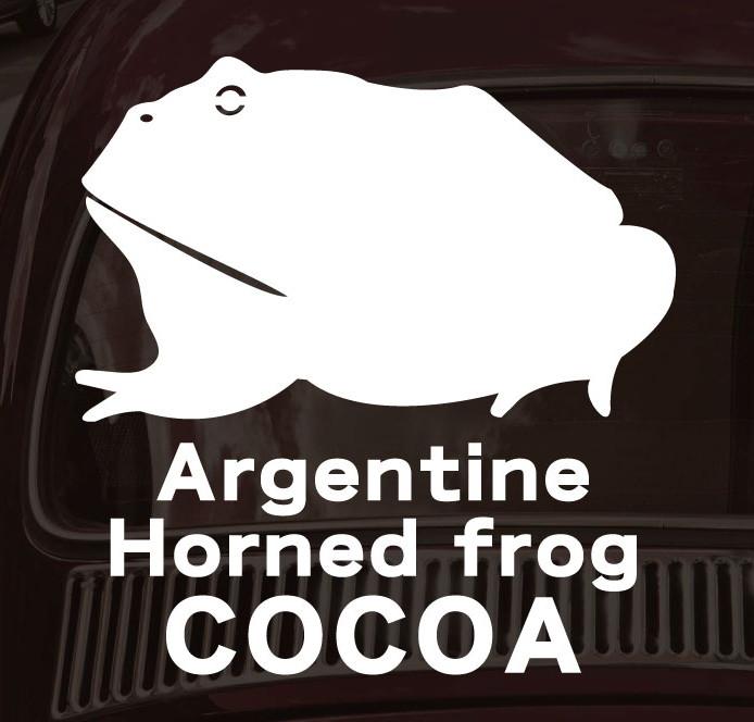 ベルツノガエル_オリジナルペットシルエットカーステッカー_犬グッズ_名入れ_PET-TEP_ENT_313_7081枚目の画像