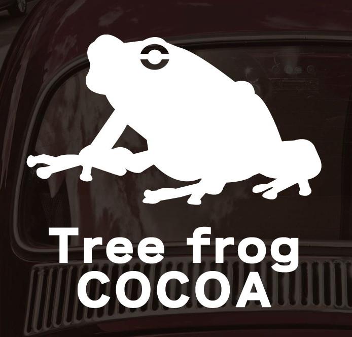 アマガエル_オリジナルペットシルエットカーステッカー_犬グッズ_名入れ_PET-TEP_ENT_307_7021枚目の画像