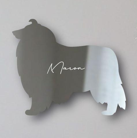 ラフコリー_オリジナルペットシルエットシェイプミラー鏡_犬グッズ_名入れ_PET-TEP_ENT_155_2501枚目の画像