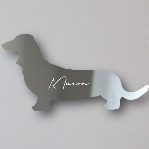 ミニチュアダックスフンド_ペットシルエットシェイプミラー鏡_犬グッズ_名入れ_PET-TEP_ENT_146_1021枚目の画像