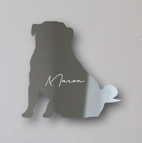 パグおすわり_オリジナルペットシルエットシェイプミラー鏡_犬グッズ_名入れ_PET-TEP_ENT_099_1471枚目の画像