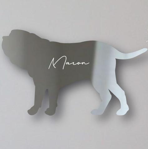 ナポリタンマスティフ_ペットシルエットシェイプミラー鏡_犬グッズ_名入れ_PET-TEP_ENT_089_2141枚目の画像