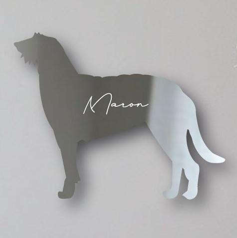 ディアハウンド_オリジナルペットシルエットシェイプミラー鏡_犬グッズ_名入れ_PET-TEP_ENT_081_2111枚目の画像