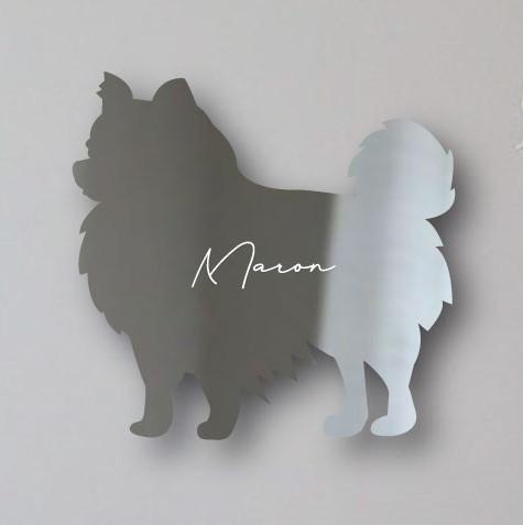 チワワロングコート_ペットシルエットシェイプミラー鏡_犬グッズ_名入れ_PET-TEP_ENT_079_1391枚目の画像