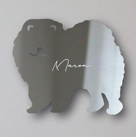 チャウチャウ_オリジナルペットシルエットシェイプミラー鏡_犬グッズ_名入れ_PET-TEP_ENT_077_1381枚目の画像