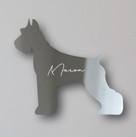 ジャイアントシュナウザー_ペットシルエットシェイプミラー鏡_犬グッズ_名入れ_PET-TEP_ENT_055_1971枚目の画像