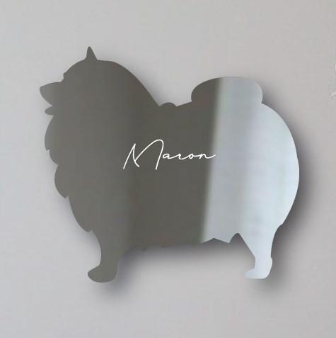 キースホンド_オリジナルペットシルエットシェイプミラー鏡_犬グッズ_名入れ_PET-TEP_ENT_027_1831枚目の画像