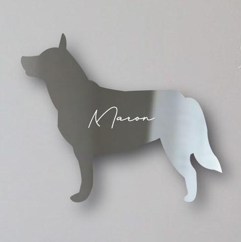 オーストラリアンキャトルドッグ_ペットシェイプミラー鏡_犬グッズ_名入れ_PET-TEP_ENT_021_1801枚目の画像