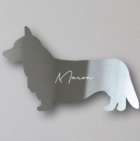 ウェルシュコーギーカーディガン_ペットシェイプミラー鏡_犬グッズ_名入れ_PET-TEP_ENT_018_1781枚目の画像