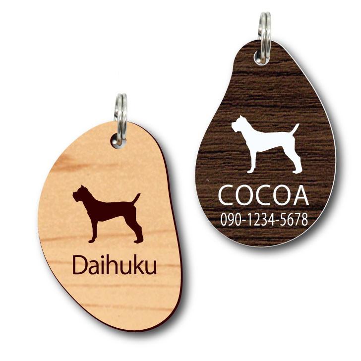 イタリアンコルソドッグ_ペットシルエットサインスタンプ_犬グッズ_名入れ_PET-TEP_ENT_011_1751枚目の画像