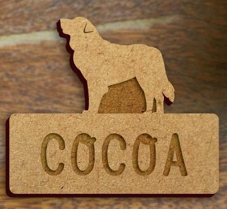 レオンベルガー_オリジナルペットシルエット木札/木製名札_犬グッズ_名入れ_PET-TEP_ENT_160_2521枚目の画像