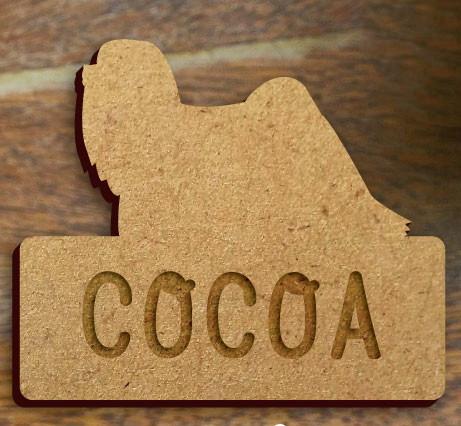 ラサアプソ_オリジナルペットシルエット木札/木製名札_犬グッズ_名入れ_PET-TEP_ENT_156_2491枚目の画像