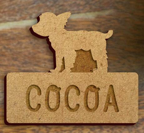 ヨークシャテリアパピーカット_ペットシルエット木札/木製名札_犬グッズ_名入れ_PET-TEP_ENT_153_1661枚目の画像