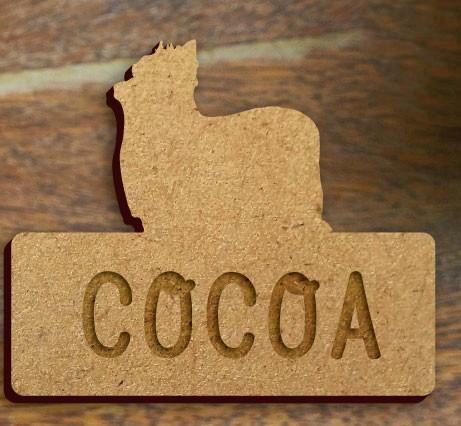 ヨークシャテリア_オリジナルペットシルエット木札/木製名札_犬グッズ_名入れ_PET-TEP_ENT_152_1091枚目の画像