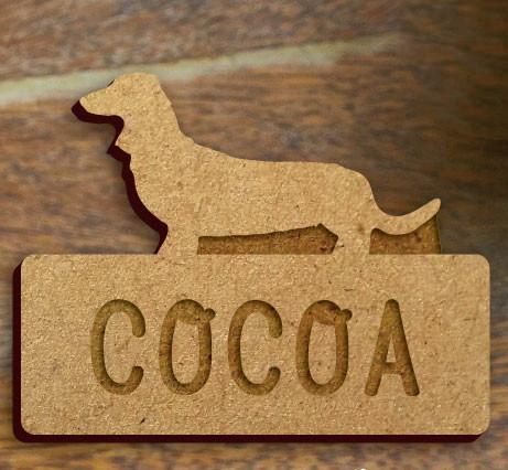 ミニチュアダックスフンド_ペットシルエット木札/木製名札_犬グッズ_名入れ_PET-TEP_ENT_146_1021枚目の画像