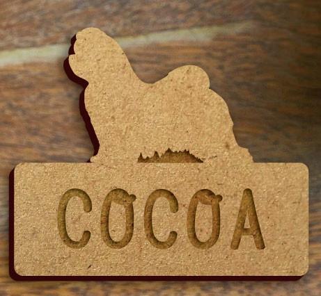 マルチーズ_オリジナルペットシルエット木札/木製名札_犬グッズ_名入れ_PET-TEP_ENT_141_1071枚目の画像