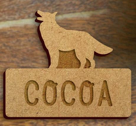 ホワイトスイスシェパードドッグ_ペット木札/木製名札_犬グッズ_名入れ_PET-TEP_ENT_139_2451枚目の画像