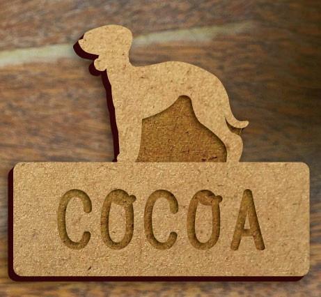 ベドリントンテリア_オリジナルペットシルエット木札/木製名札_犬グッズ_名入れ_PET-TEP_ENT_122_2341枚目の画像