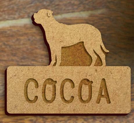 ブルマスティフ_オリジナルペットシルエット木札/木製名札_犬グッズ_名入れ_PET-TEP_ENT_118_2321枚目の画像