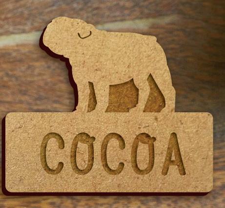 ブルドッグ_オリジナルペットシルエット木札/木製名札_犬グッズ_名入れ_PET-TEP_ENT_117_1531枚目の画像