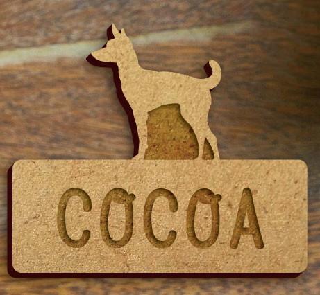 トイマンチェスターテリア_ペットシルエット木札/木製名札_犬グッズ_名入れ_PET-TEP_ENT_083_2121枚目の画像