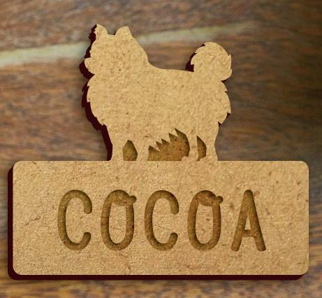 チワワロングコート_オリジナルペットシルエット木札/木製名札_犬グッズ_名入れ_PET-TEP_ENT_079_1391枚目の画像