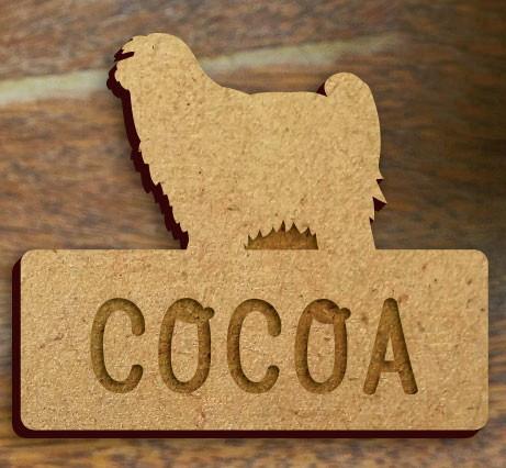 チベタンテリア_オリジナルペットシルエット木札/木製名札_犬グッズ_名入れ_PET-TEP_ENT_074_2081枚目の画像