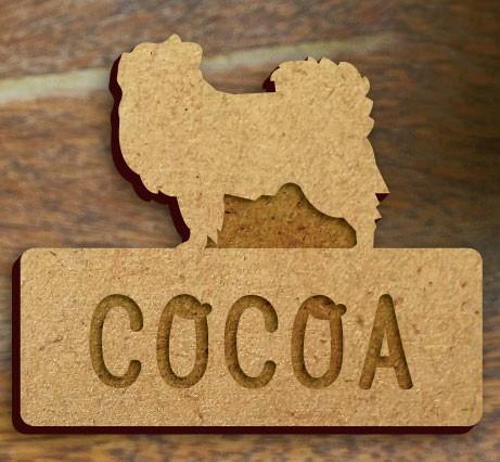 チベタンスパニエル_オリジナルペットシルエット木札/木製名札_犬グッズ_名入れ_PET-TEP_ENT_073_2071枚目の画像