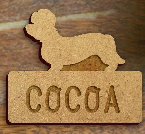 ダンディディンモントテリア_ペットシルエット木札/木製名札_犬グッズ_名入れ_PET-TEP_ENT_070_2041枚目の画像