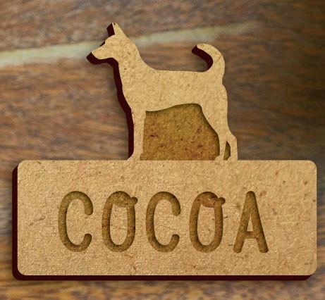 タイワンドッグ_オリジナルペットシルエット木札/木製名札_犬グッズ_名入れ_PET-TEP_ENT_068_2031枚目の画像