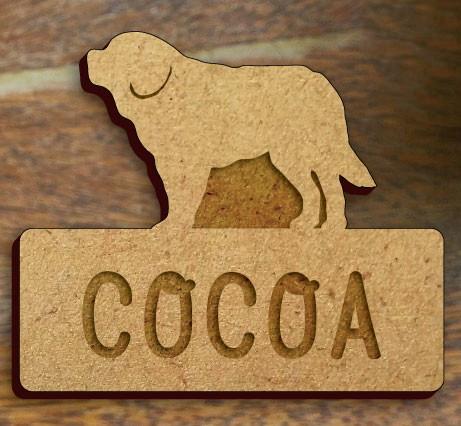 セントバーナード_オリジナルペットシルエット木札/木製名札_犬グッズ_名入れ_PET-TEP_ENT_066_1361枚目の画像