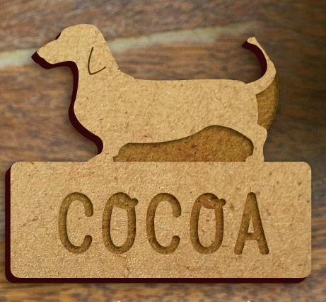 スタンダードダックスフンド_ペットシルエット木札/木製名札_犬グッズ_名入れ_PET-TEP_ENT_061_2641枚目の画像