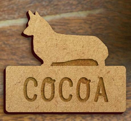 コーギー_オリジナルペットシルエット木札/木製名札_犬グッズ_名入れ_PET-TEP_ENT_037_1111枚目の画像