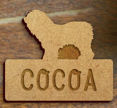 オールドイングリッシュシープドッグ_ペット木札/木製名札_犬グッズ_名入れ_PET-TEP_ENT_024_1211枚目の画像