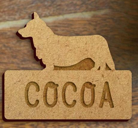 ウェルシュコーギーカーディガン_ペット木札/木製名札_犬グッズ_名入れ_PET-TEP_ENT_018_1781枚目の画像