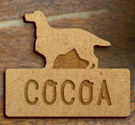 イングリッシュセター_ペットシルエット木札/木製名札_犬グッズ_名入れ_PET-TEP_ENT_015_1181枚目の画像