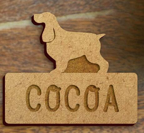 イングリッシュコッカースパニエル_ペット木札/木製名札_犬グッズ_名入れ_PET-TEP_ENT_014_1171枚目の画像