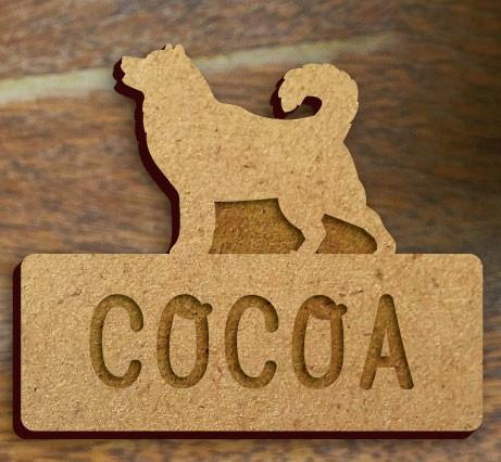 アラスカンマラミュート_ペットシルエット木札/木製名札_犬グッズ_名入れ_PET-TEP_ENT_010_1741枚目の画像