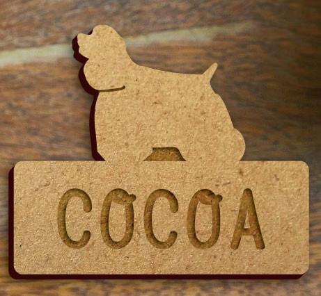 アメリカンコッカースパニエル_ペットシルエット木札/木製名札_犬グッズ_名入れ_PET-TEP_ENT_009_1151枚目の画像