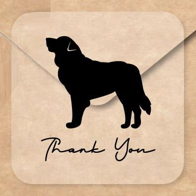 レオンベルガー_オリジナルペットシルエットお名前シール_犬グッズ_名入れ_PET-TEP_ENT_160_2521枚目の画像