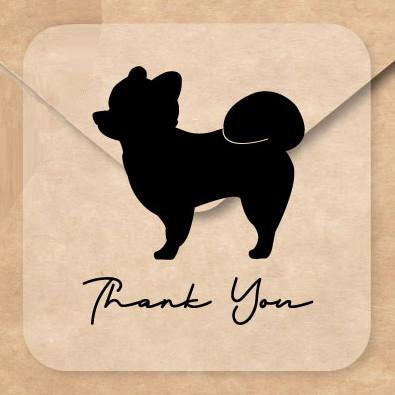 ポメラニアン柴犬カット_ペットシルエットお名前シール_犬グッズ_名入れ_PET-TEP_ENT_134_2591枚目の画像