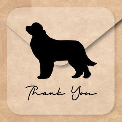 ニューファンドランド_ペットシルエットお名前シール_犬グッズ_名入れ_PET-TEP_ENT_092_2161枚目の画像