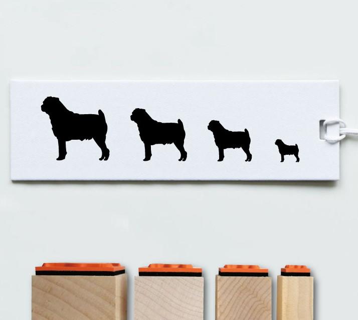 プチブラバンソン_オリジナルペットシルエットスタンプセット_犬グッズ_名入れ_PET-TEP_ENT_111_2271枚目の画像